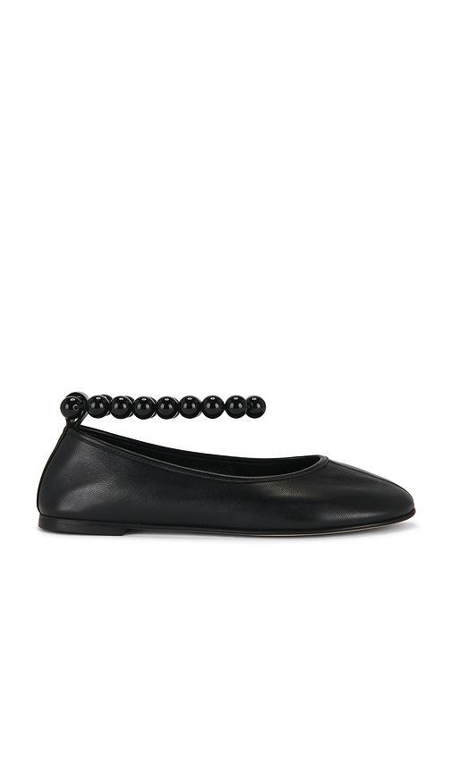 Dear Frances Balla Anklet Flat in Black by DEAR FRANCES