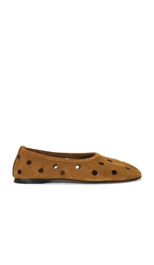 Dear Frances Balla Flat in Tan by DEAR FRANCES