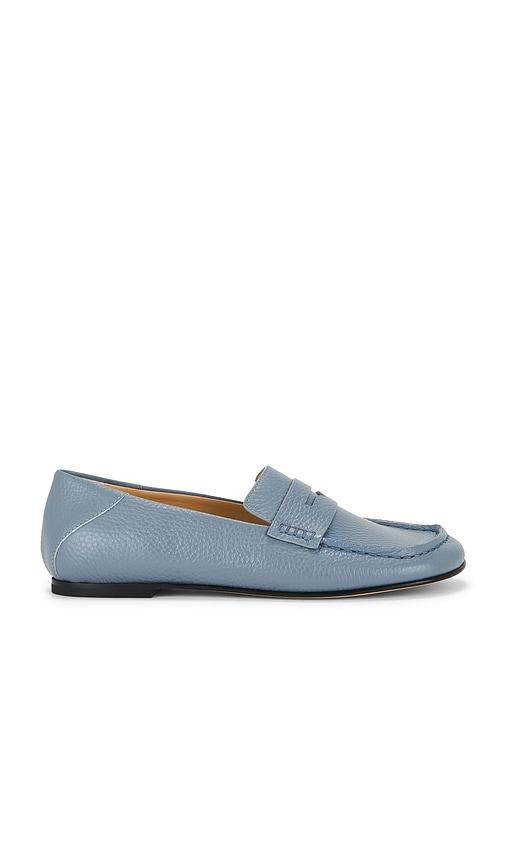 Dear Frances Drew Loafer With Penny Strap in Baby Blue by DEAR FRANCES