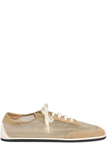Mesh and suede sneakers by DEAR FRANCES