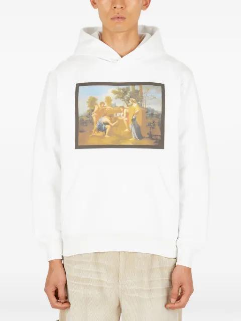 graphic-print hoodie by DEATH CIGARETTES