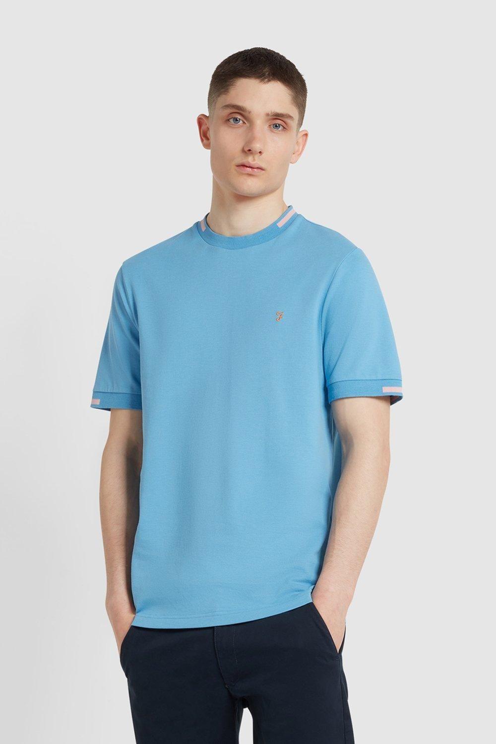 Bedingfield Tipped Tee Blue by DEBENHAMS