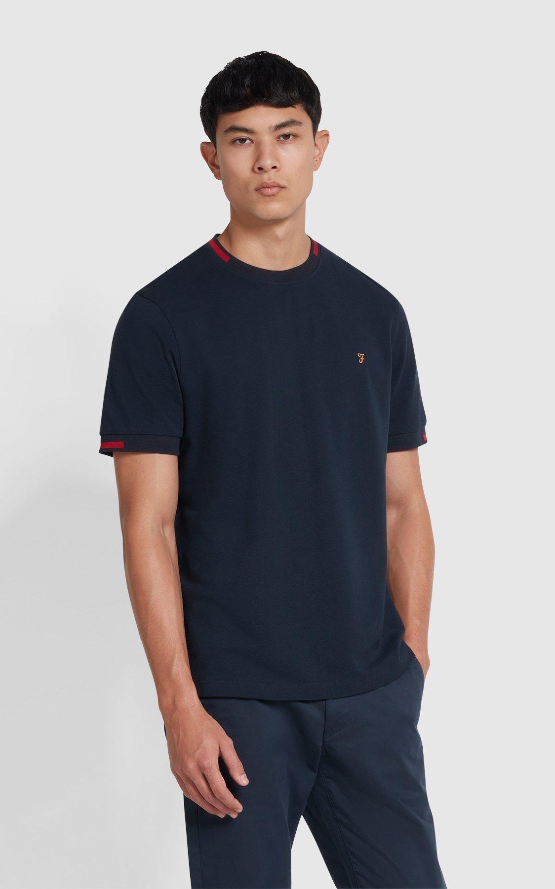Bedingfield Tipping T-shirt Navy by DEBENHAMS