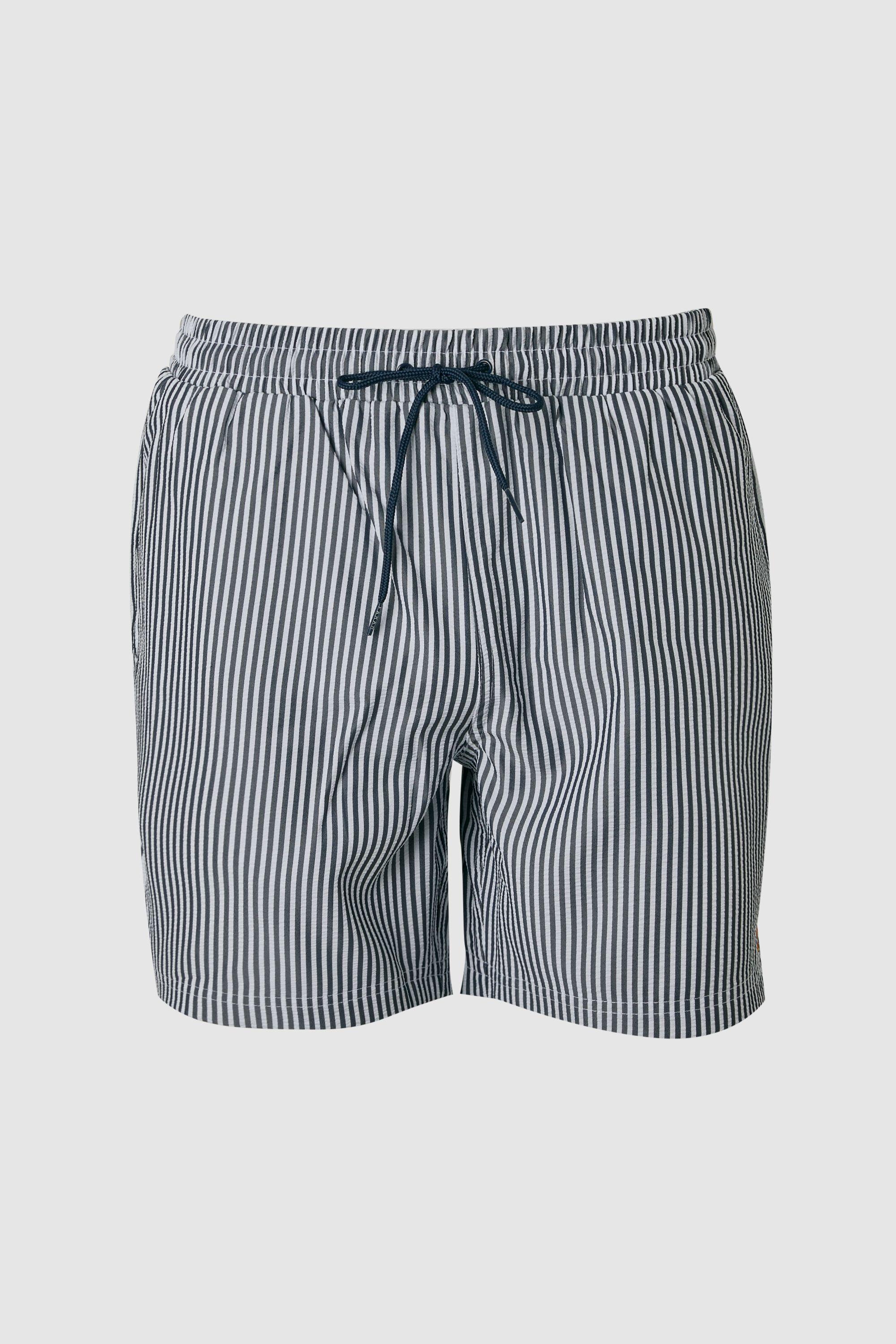 Colbert Seersucker Shorts Regular True Navy by DEBENHAMS