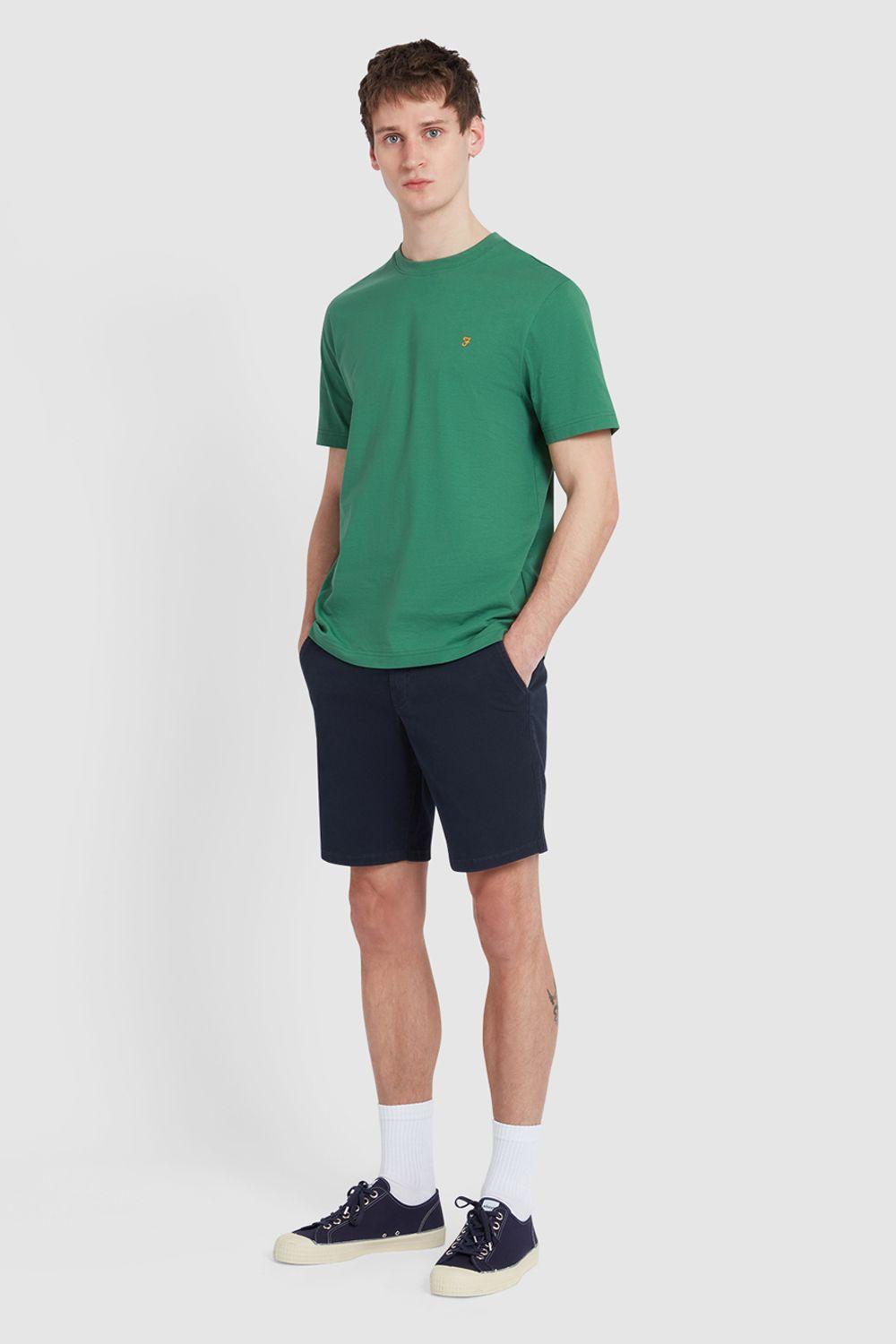 Danny Short Sleeve Tee Regular Green Meadow by DEBENHAMS