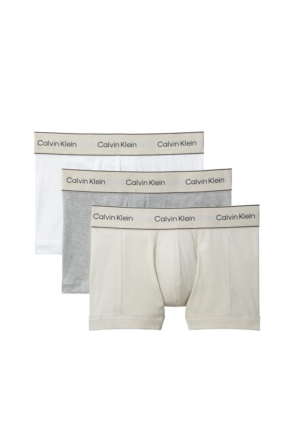 Heritage Cotton Trunk 3Pk Oyster Gray/Grey Heather/White by DEBENHAMS Heritage Cotton Trunk 3Pk Oyster Gray/Grey Heather/White by DEBENHAMS