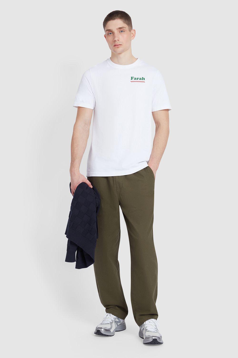 Powis Graphic Tee Regular White by DEBENHAMS