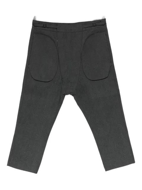 panelled cropped trousers by DEEPTI