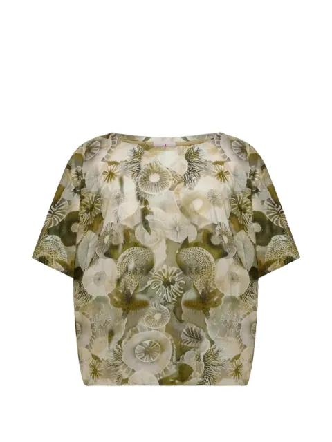 floral-print top by DEHA