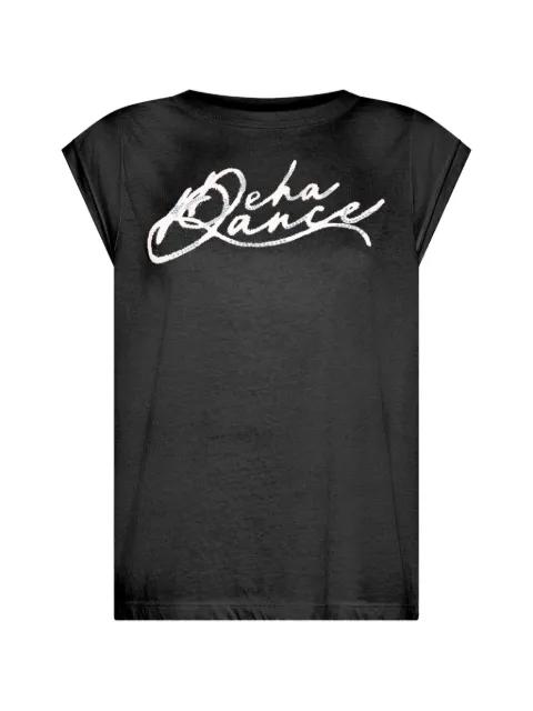 rhinestone-embellished t-shirt by DEHA