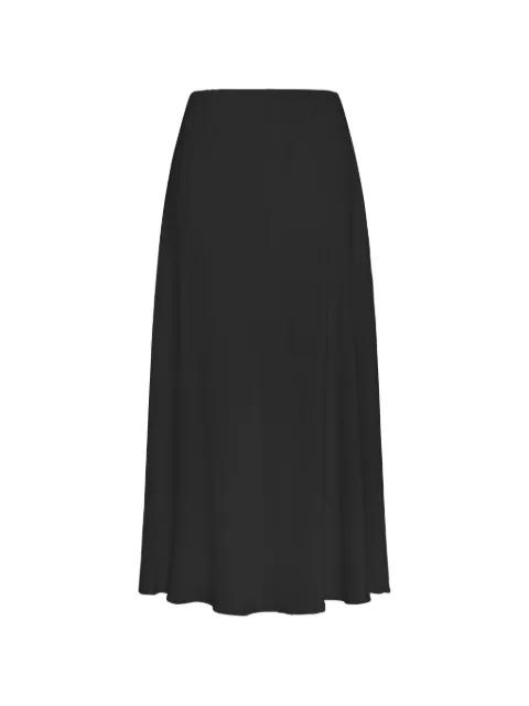 slit-detail midi skirt by DEHA