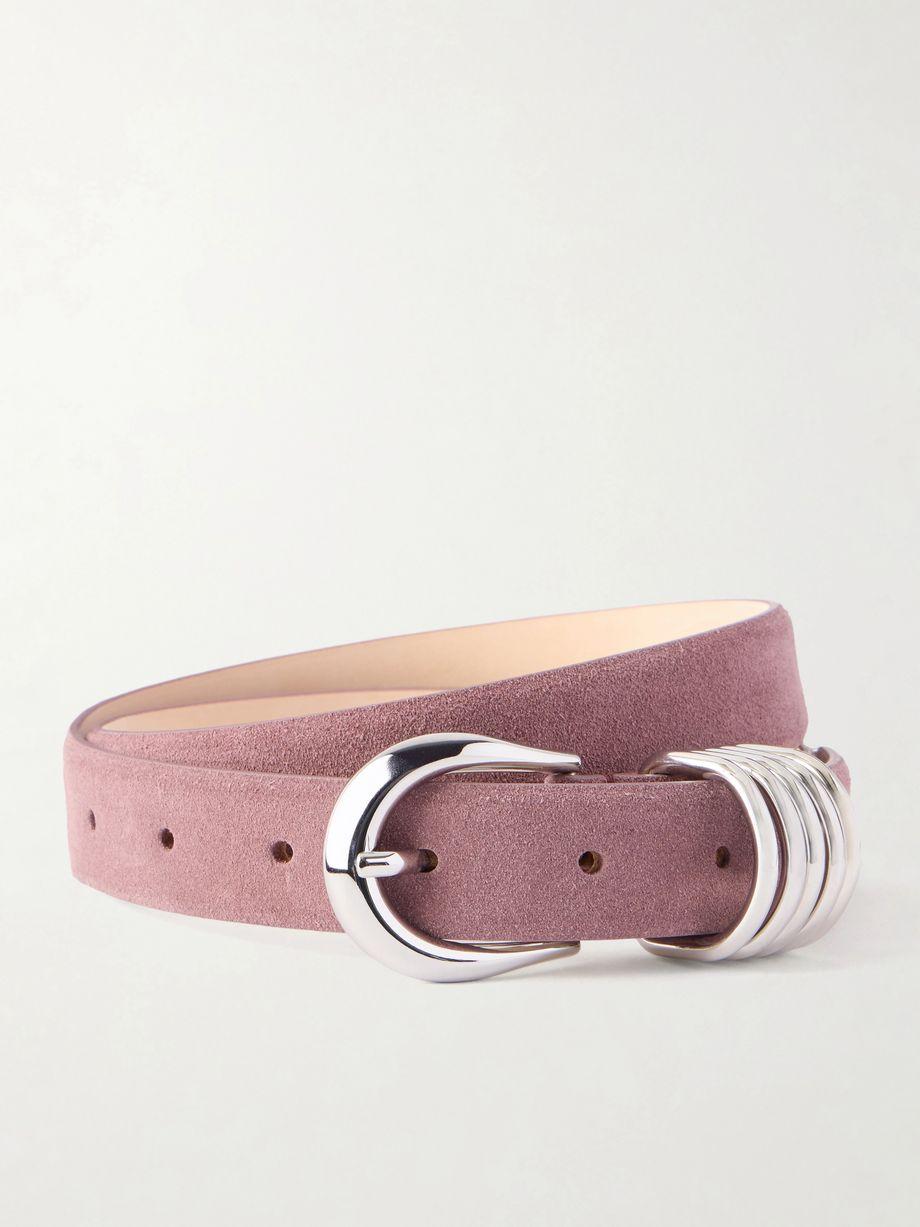 2.5 cm Hollyhock suede belt by DEHANCHE