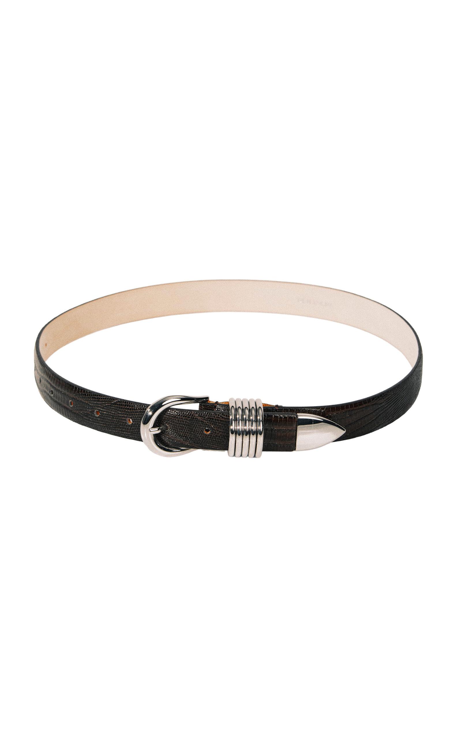 Déhanche Hollyhockizard-Effecteather Belt - Moda Operandi by DEHANCHE