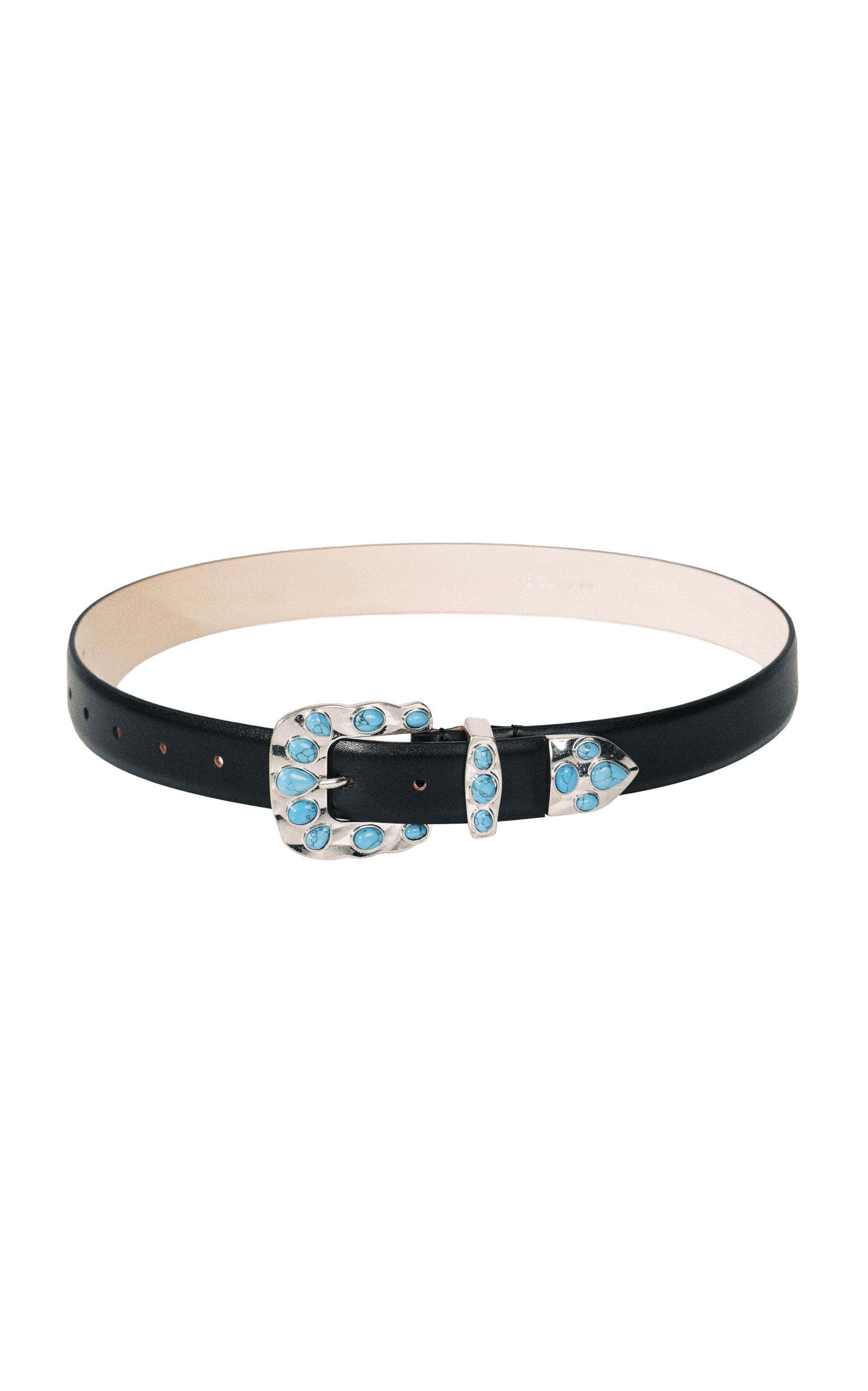 Déhanche Juna Turquoise Belt - Moda Operandi by DEHANCHE