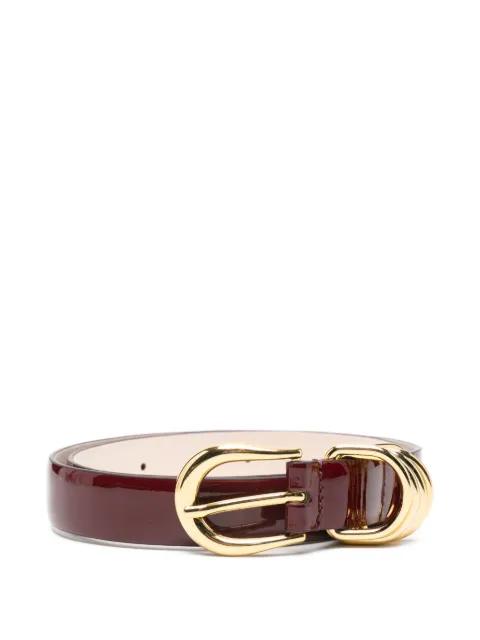 Hollyhock leather belt by DEHANCHE