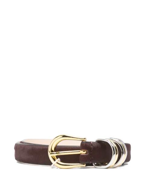 Hollyhock ring belt by DEHANCHE