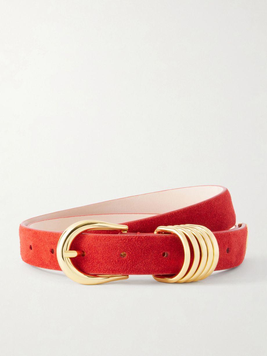 Hollyhock suede belt by DEHANCHE