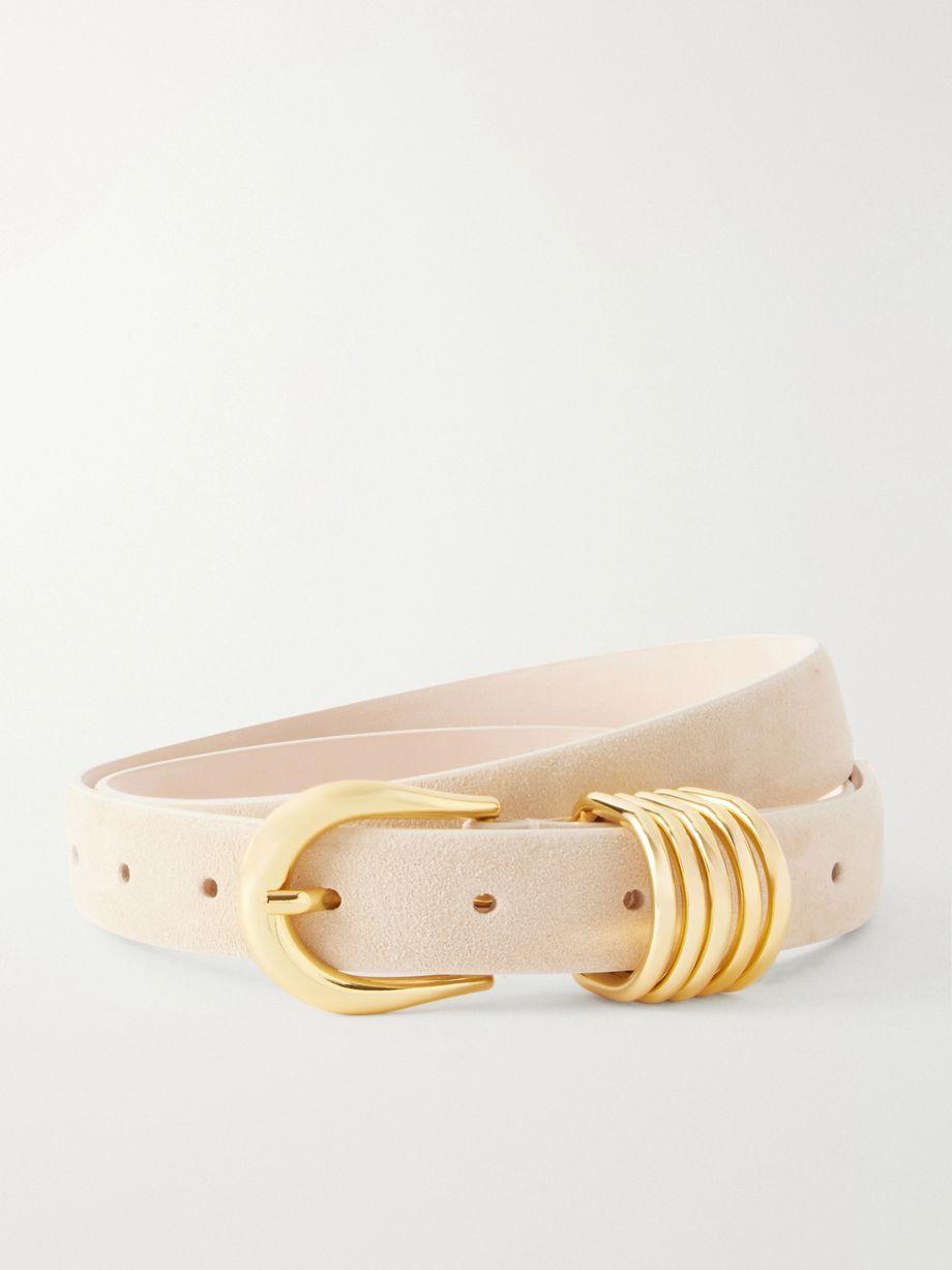 Hollyhock suede belt by DEHANCHE