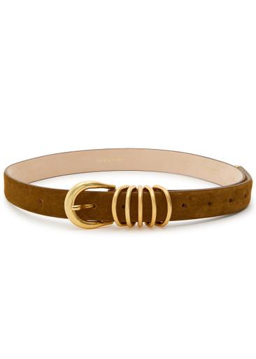 Hollyhock suede belt by DEHANCHE