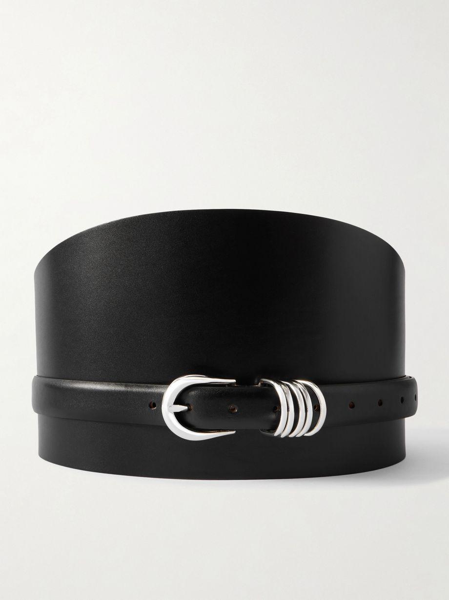 Leather waist belt by DEHANCHE