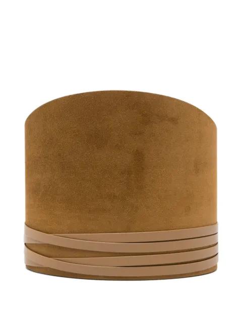 corset suede belt by DEHANCHE