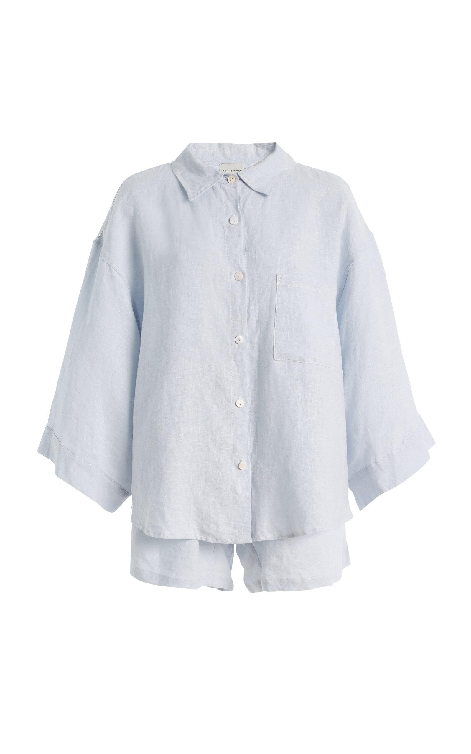Deiji Studios 03 Linen Short Set - Moda Operandi by DEIJI STUDIOS