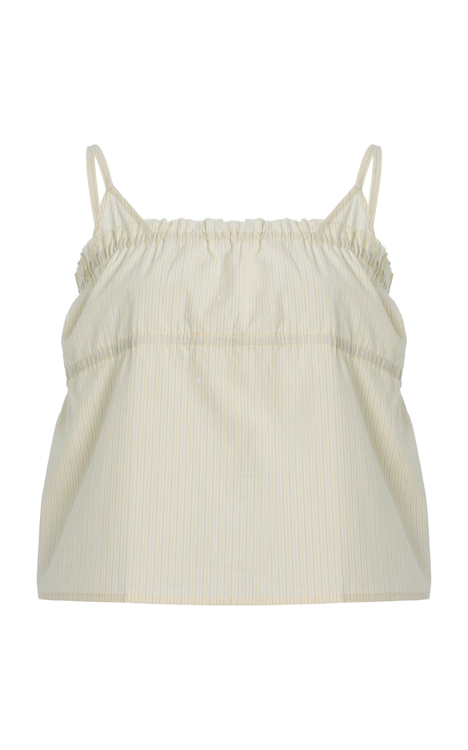 Deiji Studios Striped Cotton Poplin Triangle Cami Top -oda Operandi by DEIJI STUDIOS