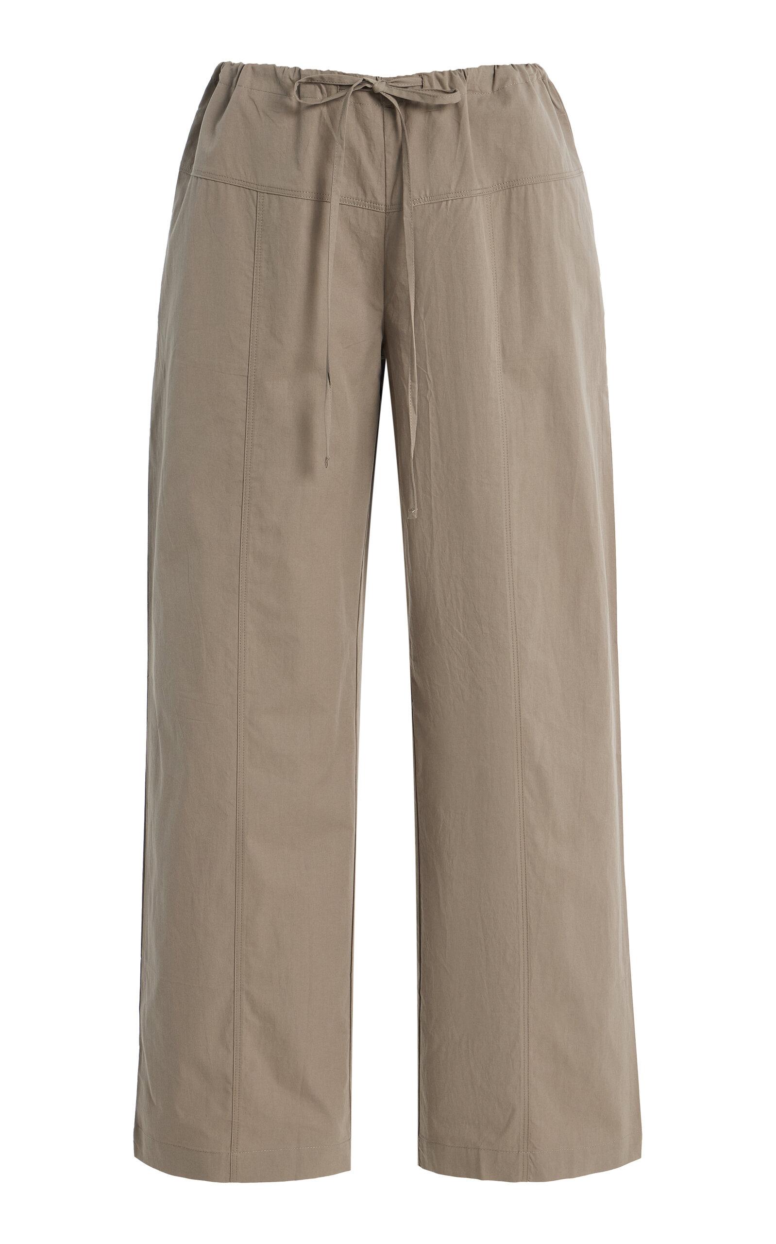Deijitudioseam Cotton Poplin Pants - Moda Operandi by DEIJI STUDIOS