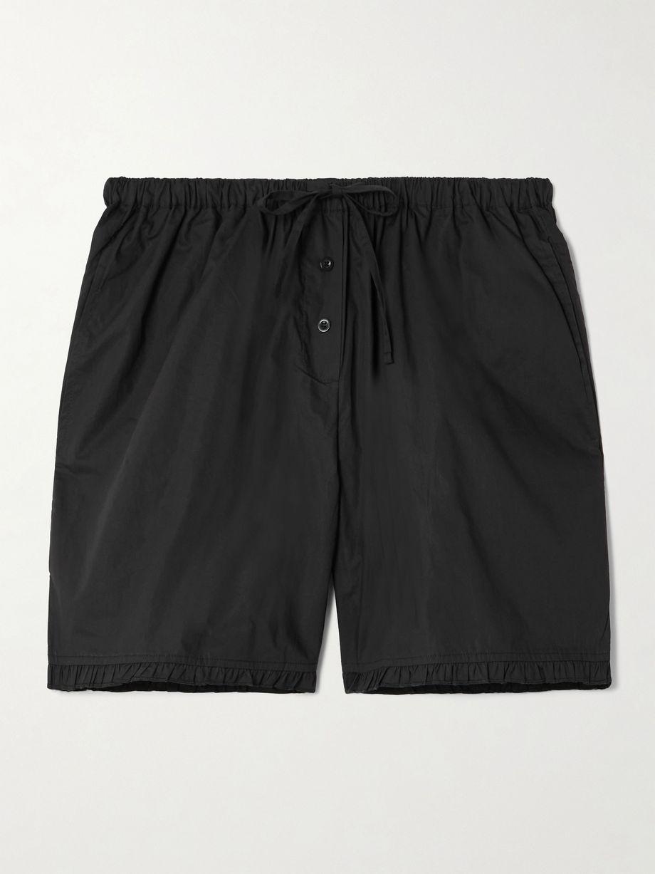 Flounce ruffled cotton-poplin shorts by DEIJI STUDIOS