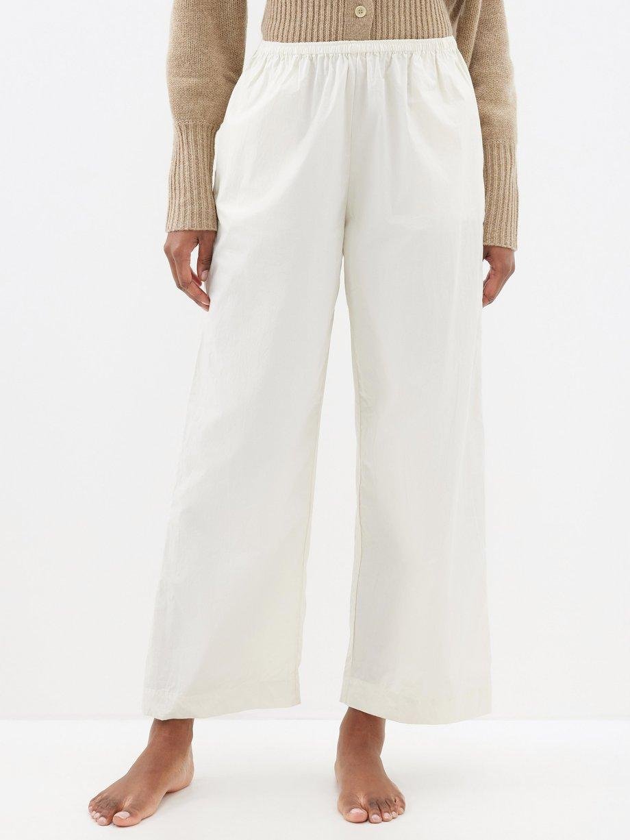 The Ease cotton-poplin trousers by DEIJI STUDIOS
