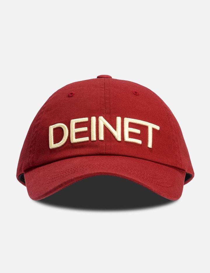 DEINET Washed Logo Cap Burgundy by DEINET