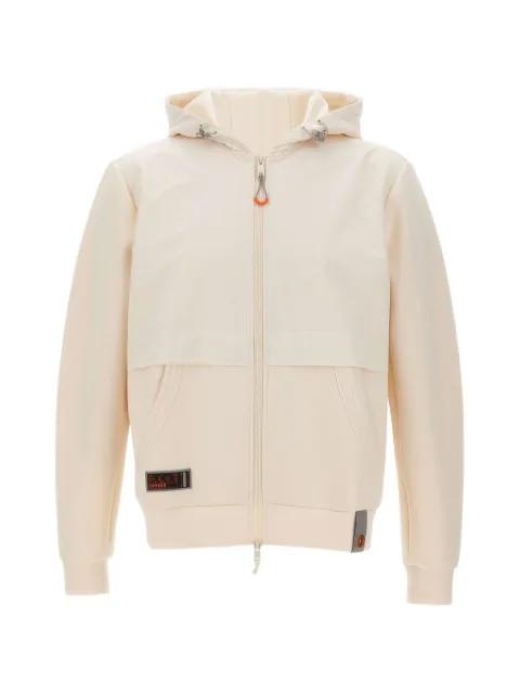 drawstring hoodied zip-fastening sweatshirt by DEKKER