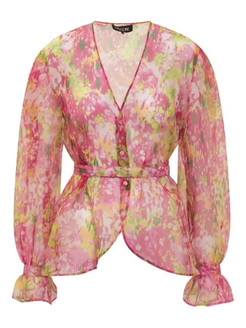 floral-print blouse by DEL CORE