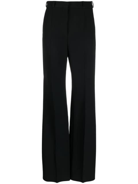 high-waist flared trousers by DEL CORE