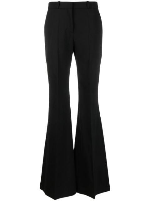high-waisted flared trousers by DEL CORE