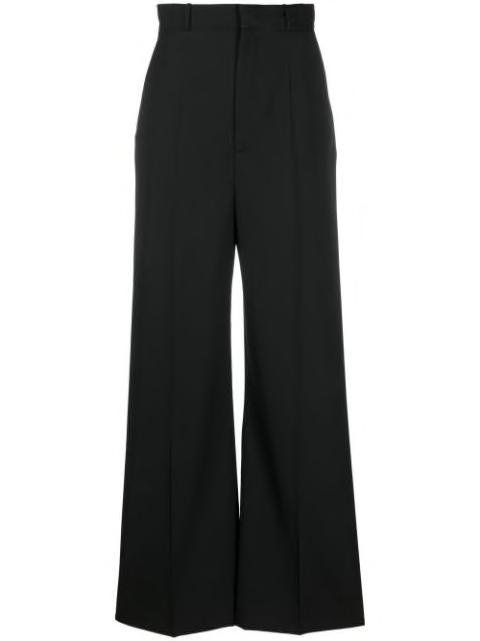 high-waisted tailored trousers by DEL CORE