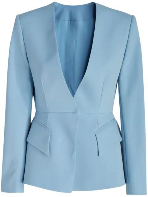 twill blazer by DEL CORE