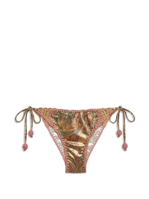 Awasi paisley-pattern bikini bottoms by DEL MAAR