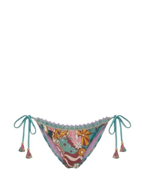 Kasli floral-print bikini bottoms by DEL MAAR