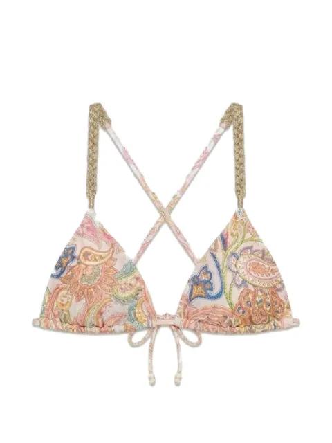 Taba paisley bikini top by DEL MAAR