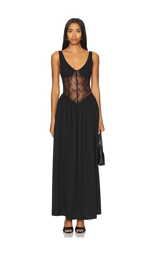 DELFI Eliah Dress in Black by DELFI