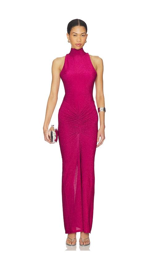 DELFI Roxana Dress in Ruby in Pink by DELFI