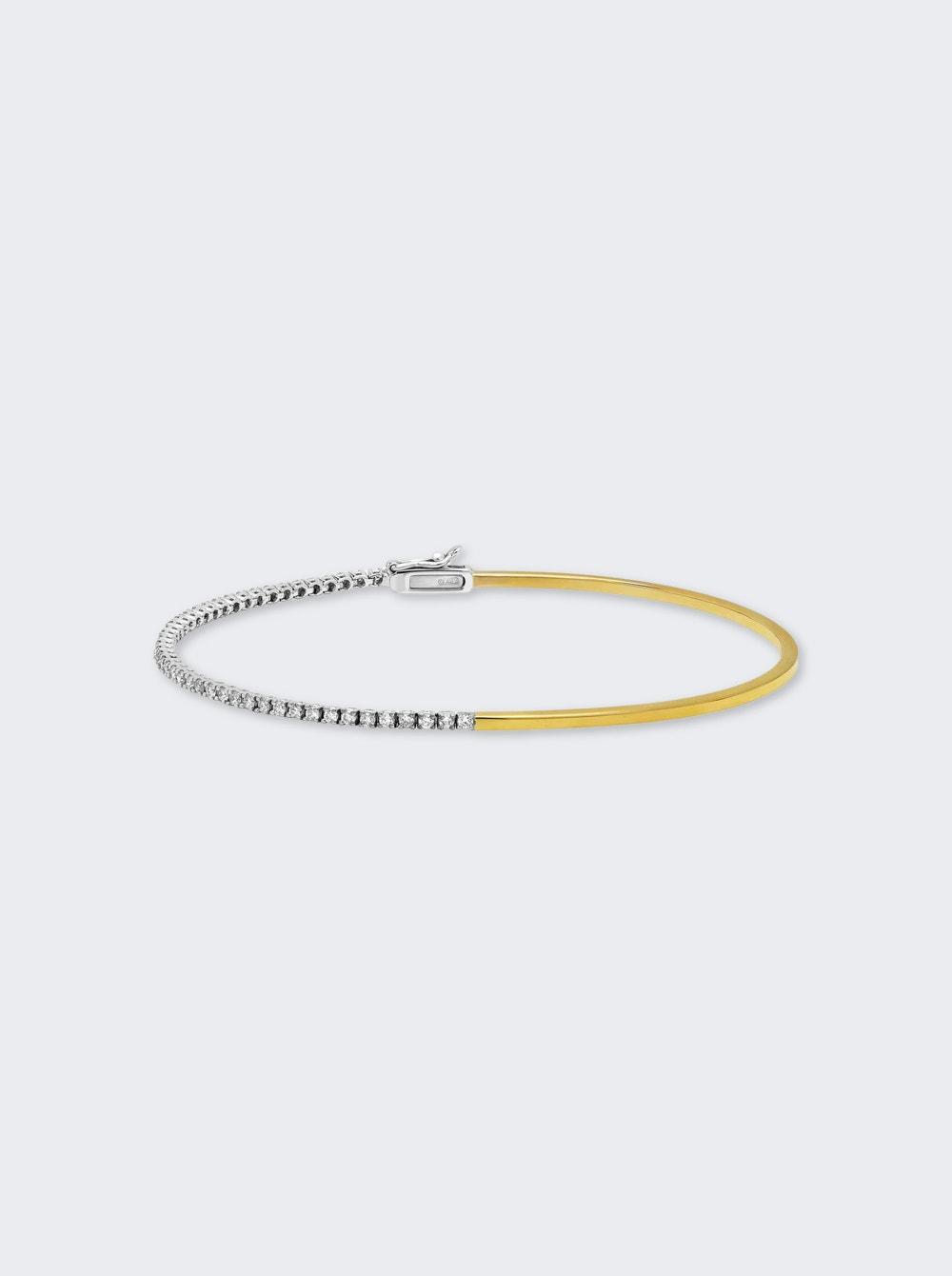 1987 Bracelet 18k White and Yellow Gold by DELFINA DELETTREZ