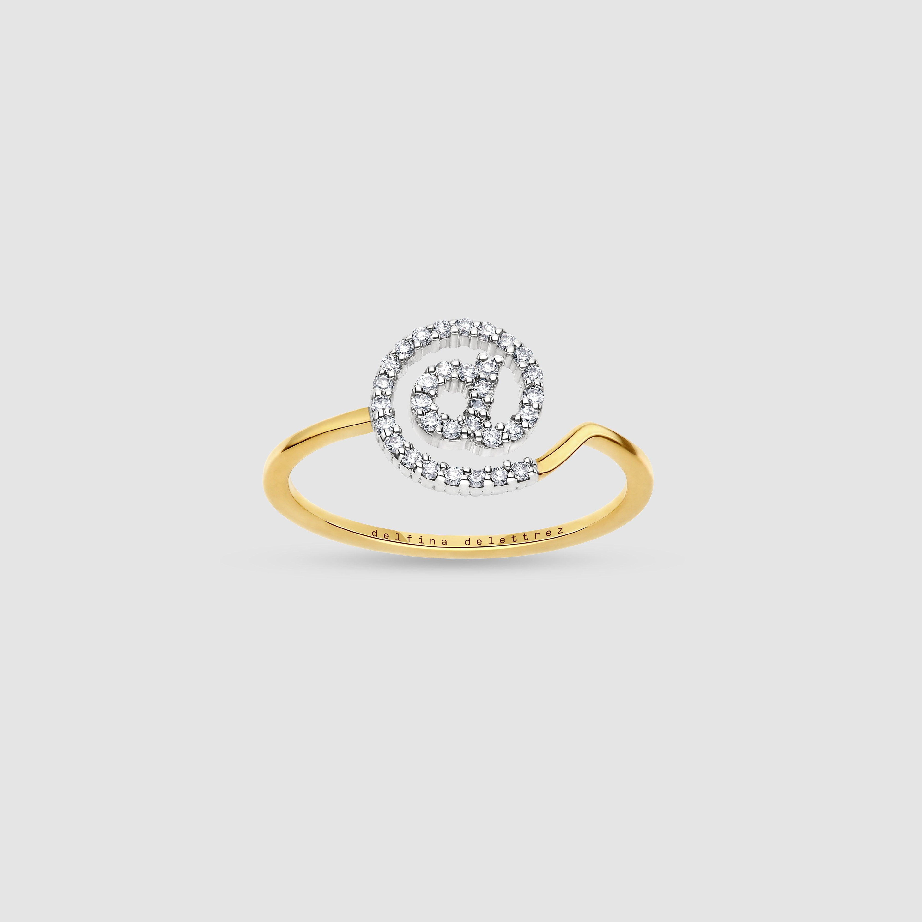 Delfina Delettrez - 1987 Snail Ring - (Yellow Gold) by DELFINA DELETTREZ
