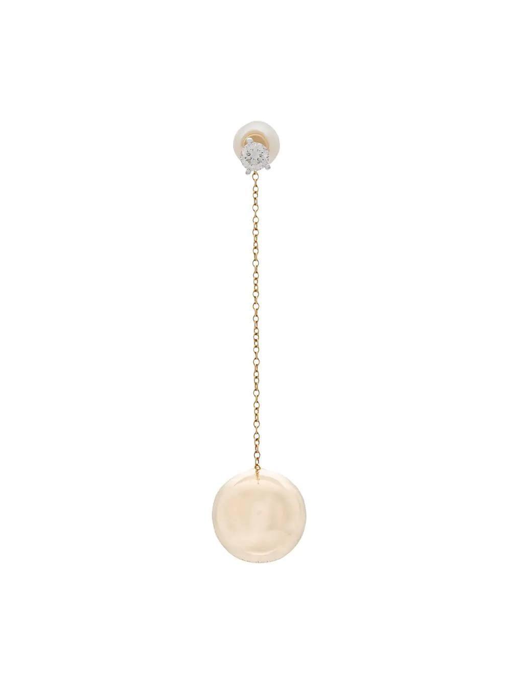 Virus Pearl Earring by DELFINA DELETTREZ