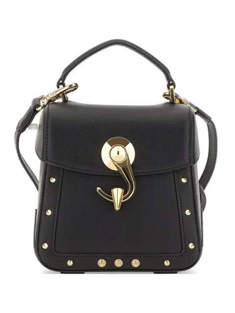 small Trunkino gold tone-studs tote bag by DELL'EST