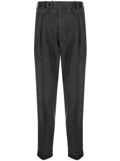 Mario mid-rise trousers by DELL'OGLIO
