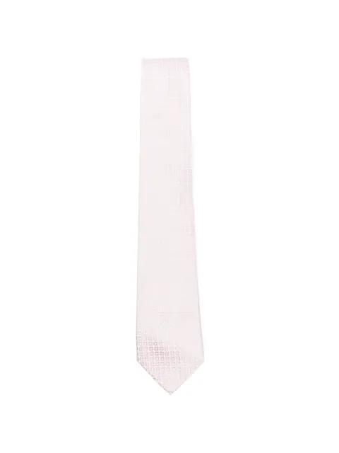 Martin geometric-jacquard tie by DELL'OGLIO