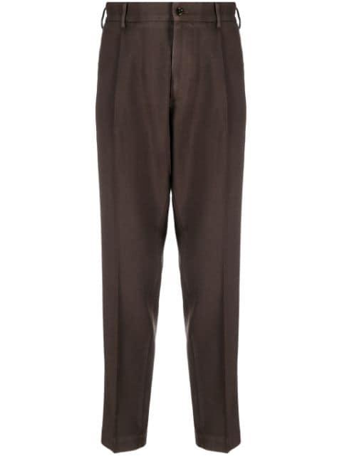 Riccardo mid-rise trousers by DELL'OGLIO