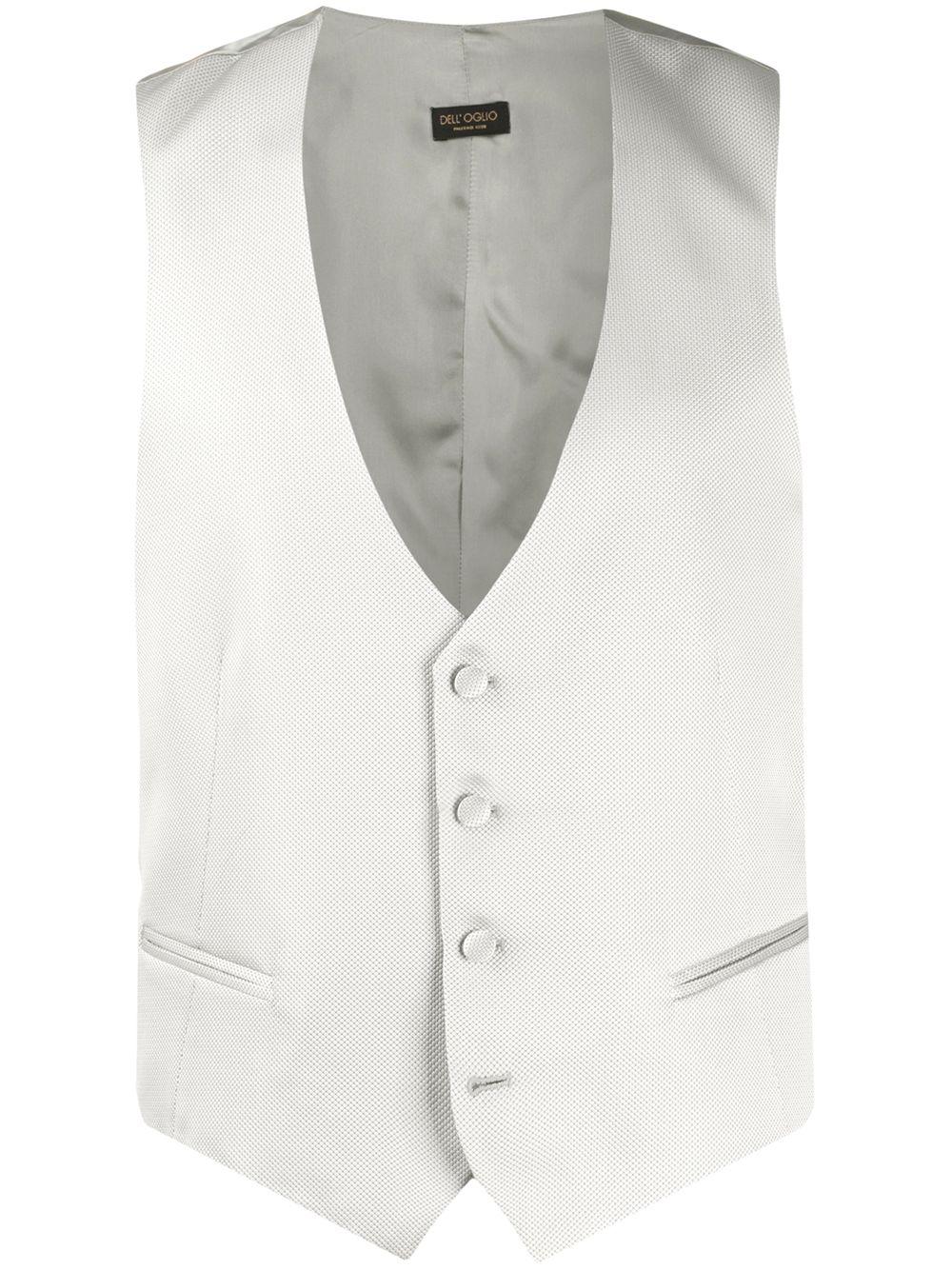 V-neck waistcoat by DELL'OGLIO